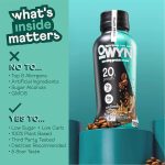 Owyn 100% Vegan Plant-Based Protein Shake, Cold Brew Coffee, 12 Pack, with 20g Plant Protein, Omega-3, Prebiotic Supplements, Superfoods Greens Blend, Gluten-Free, Soy-Free, Non-GMO - Image 4